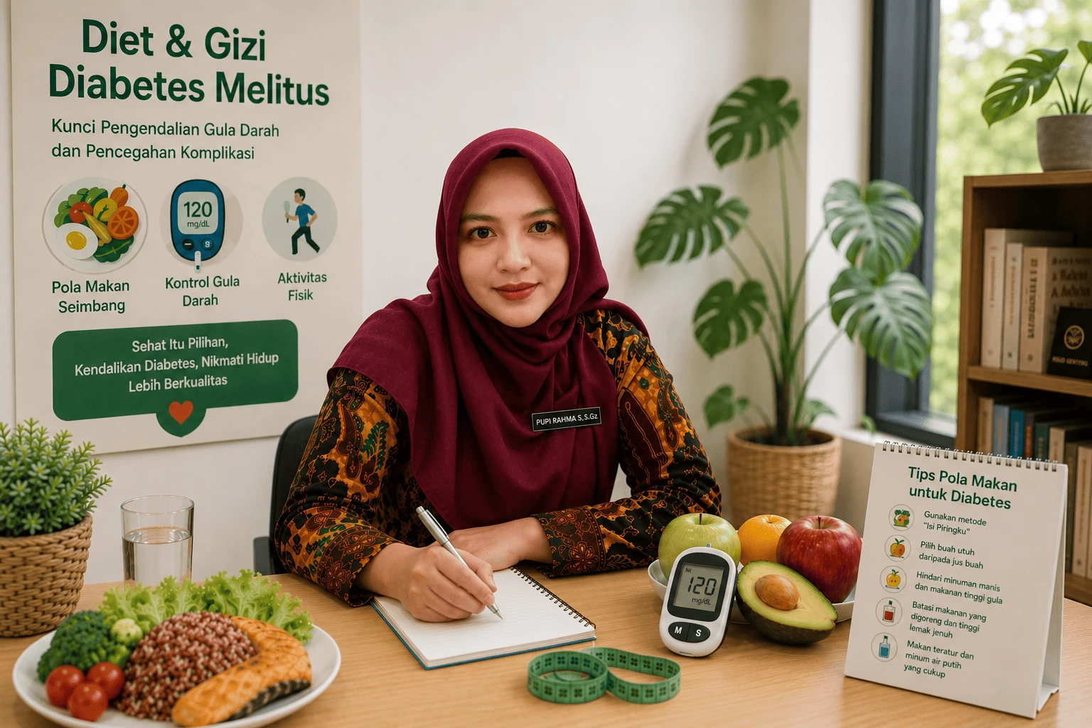 Diet dan Gizi pada Pasien Diabetes Melitus: Kunci Pengendalian Gula Darah dan Pencegahan Komplikasi